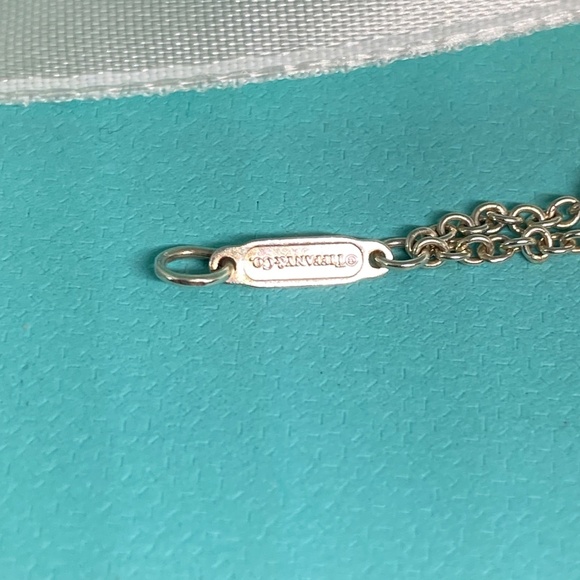 Tiffany & Co blue enamel infinity bracelet Small - Picture 2 of 7